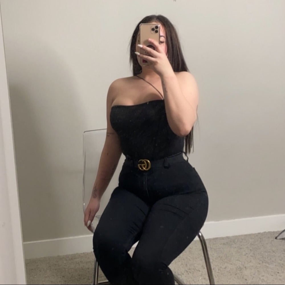 Outspoken Clothing Co. Cross Strap Bodysuit